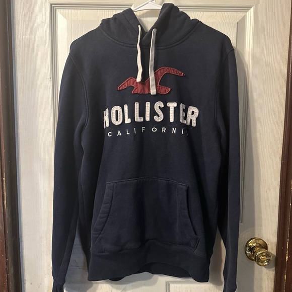 Hollister Other - Hollister Men's Navy Hoodie Size Medium